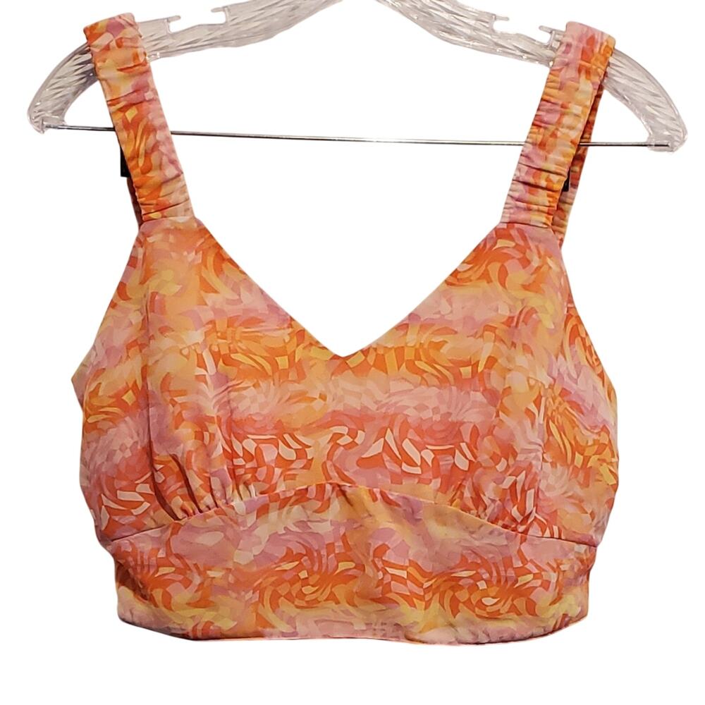 Stitch & Pine DogBone Freshtan Multicolored Cropped Tank Top Size Medium